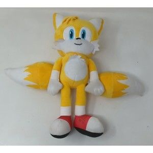 Sonic The Hedgehog 2 2022 13-14” Tails Movie Toy Factory Sega Plush Movie VTG